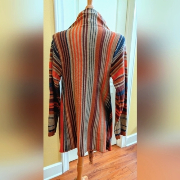 Military Hippie Cardigan Wrap Sweater  Made in the USA  Stylish - Picture 7 of 12